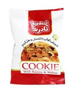 نادری کوکی کشمش و مغز گردو 35گرم